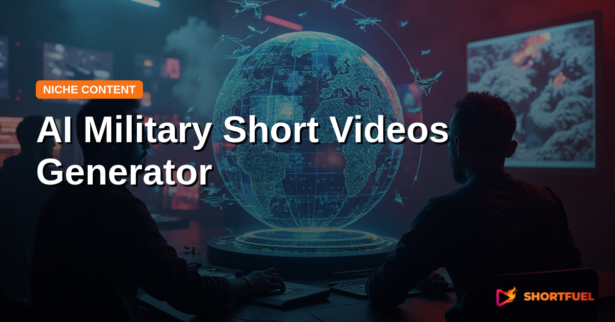 AI Military Short Videos Generator